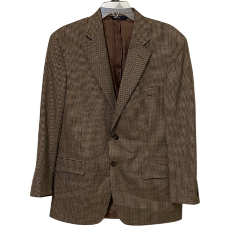 Brooks Brothers Brown Plaid Blazer